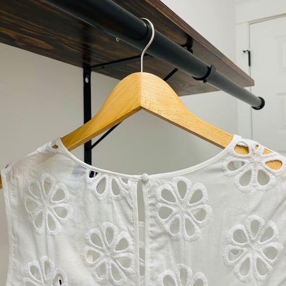 Whit Two for Anthropologie Broderie Anglaise Shift ~ Size 12 - Picture 3 of 6